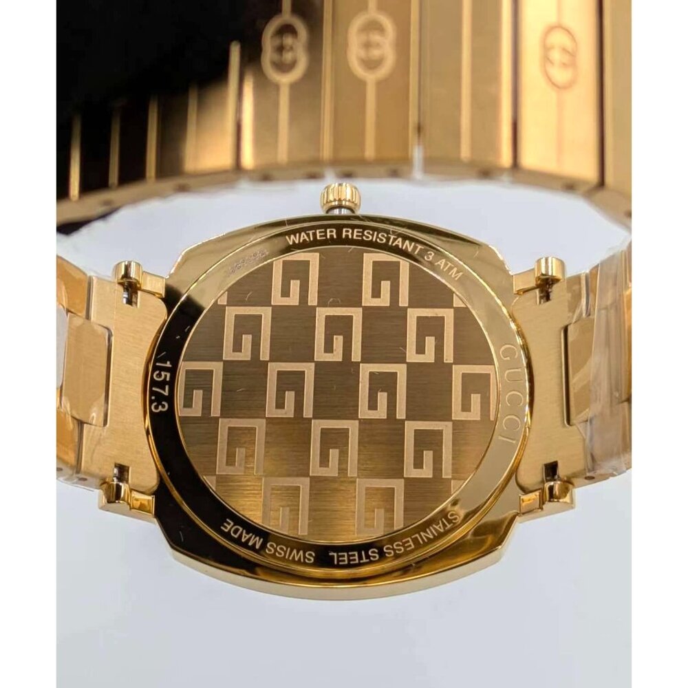 Gucci Grip Quartz Stainless Steel Watch Yellow Gold 38mm YA157409
unisex - Picture 7 of 15